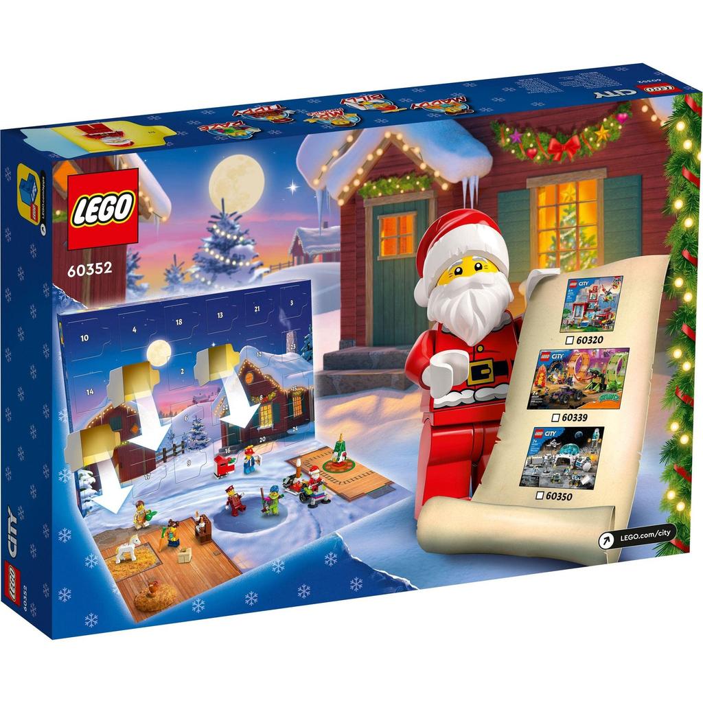 LEGO City LEGO(R) City Advent Calendar 60352, a Toy Block Gift for Holidays and Anniversaries, for Boys and Girls Ages 5 and Up