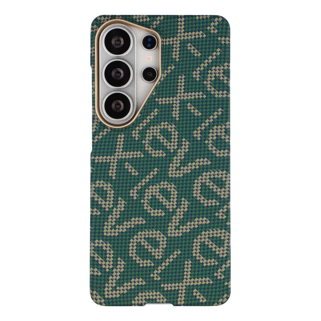 X-LEVEL For Samsung Galaxy S26 Ultra Magnetic Case PC + Metal Phone Back Cover Carbon Fiber Texure