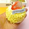 1/4Pcs Simulated Cake Figurine Realistic Chocolate Cake Model Mini Strawberry Home Kitchen Desktop Decoration Ornament Photo
