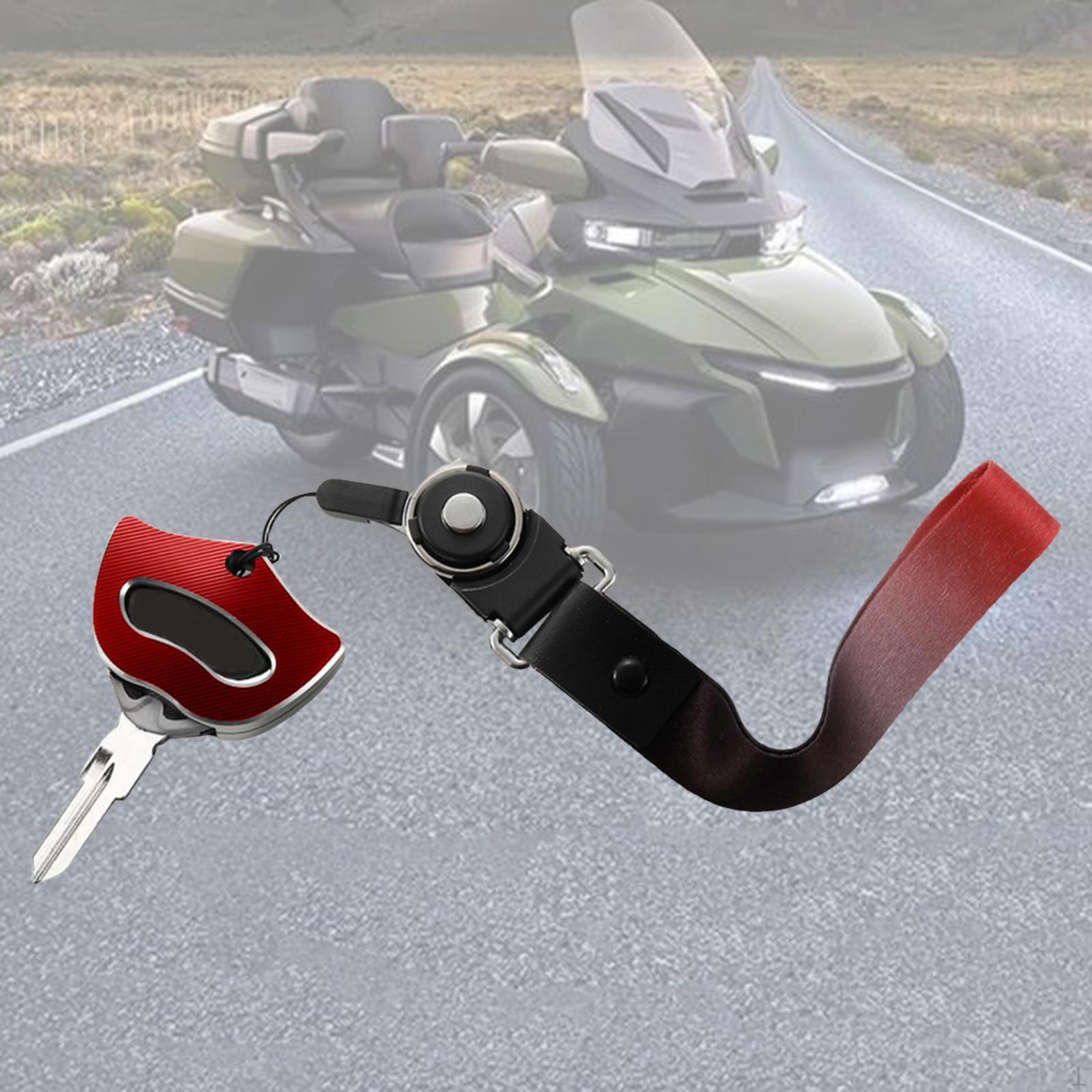 

Key Holder Case Aluminum Alloy Replace Parts Premium Easy Installation Keys Cover Keychain червоний