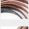 Women's Y2K Perforated Leather Belt with Double Row Rivets – Punk Niche Design for Versatile Jeans