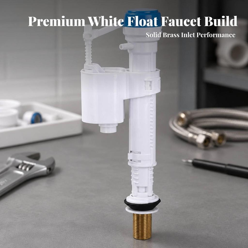 Toilet Cistern Inlet Valve Adjustable for Bathroom Maintenance