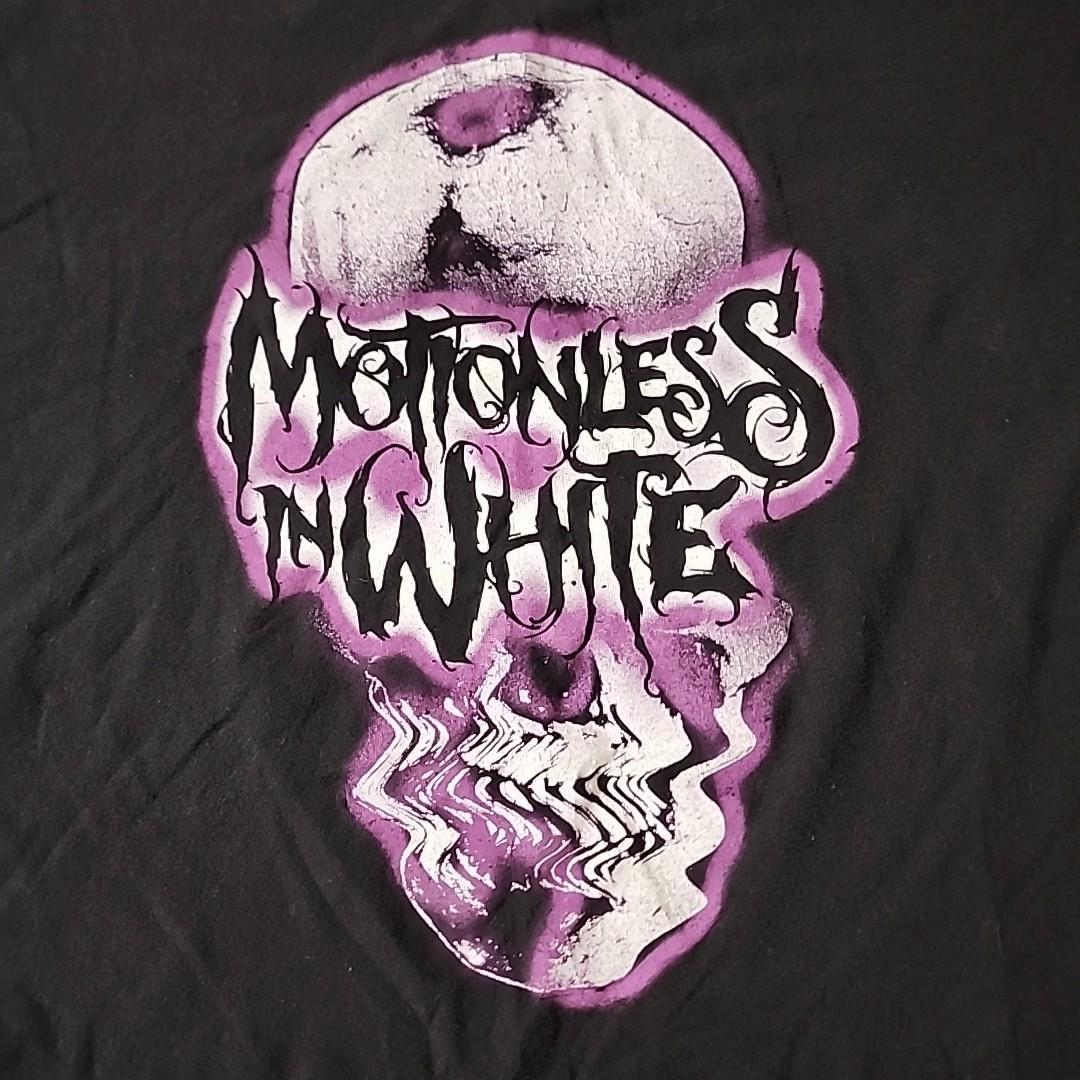 VIntage Motionless In White T-Shirt Skull Heavy Metal Band NZ186 FREE SHIPPING M