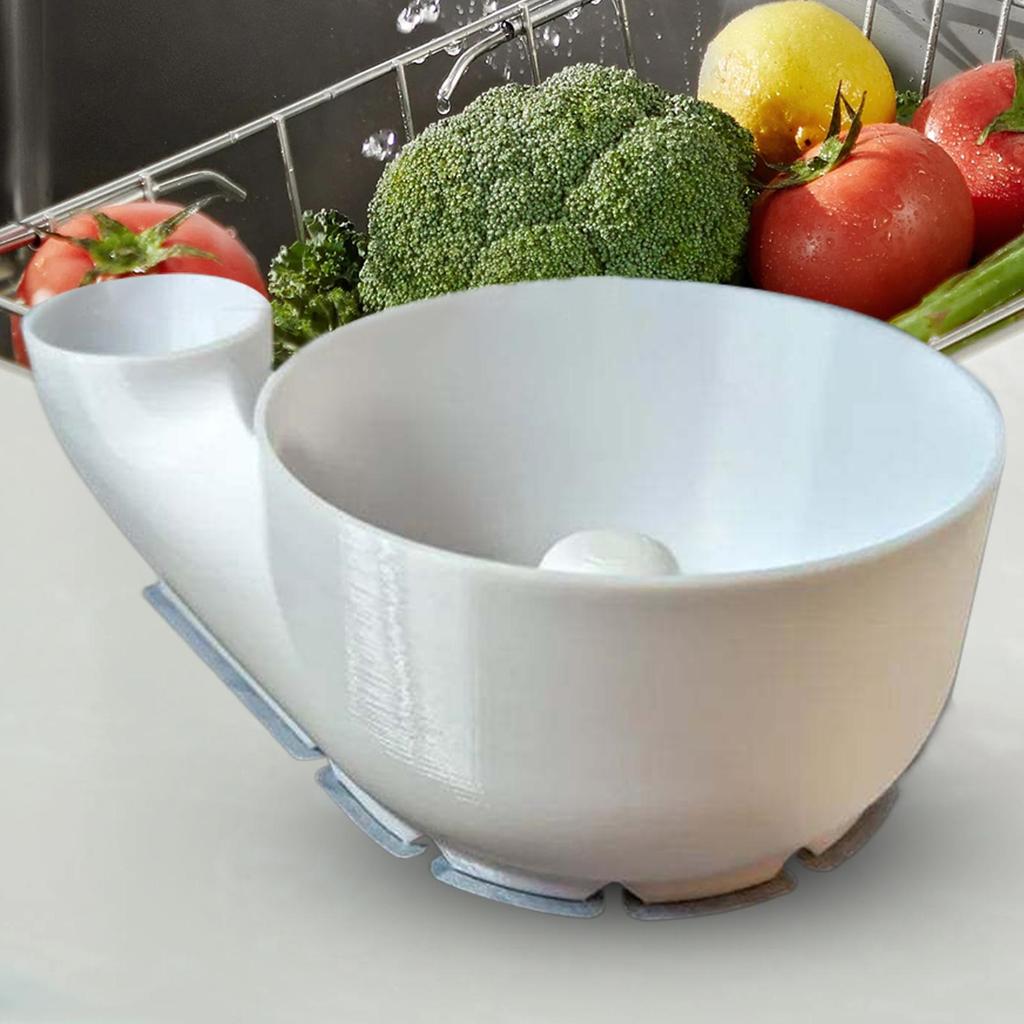 Wirówka do owoców Przenośna miska do mycia owoców Druk 3D Wirówka do mycia żywności Automatyczna maszyna czyszcząca do kuchni Odcedzanie Ziemniaki