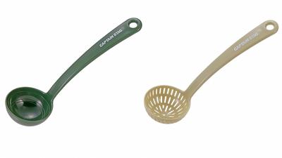 (Kapitän Hirsch) Schöpfkelle Perforierte Schöpfkelle Set Mini Messlöffel Mini Perforierte Schöpfkelle Set Hergestellt in Japan Olive x Beige UH-4723 Produkt