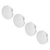 4 Pezzi Coprimozzi Auto 60mm OD 56mm ID ABS Sostituzione Coprimozzi Centrali Veicolo per R50 R51 R52 R53 R55 R56 R57 R58 R59
