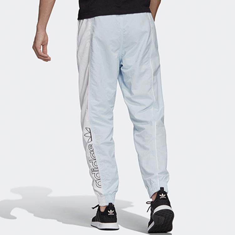 adidas Originals Trefoil D TP 2 Colorblock Joggers Men Bottoms Light-Sky-Blue FM2273