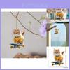 Unique Acrylic Flat Skateboard Cat Car Decoration Adorable Cartoon Style For Interior Charm