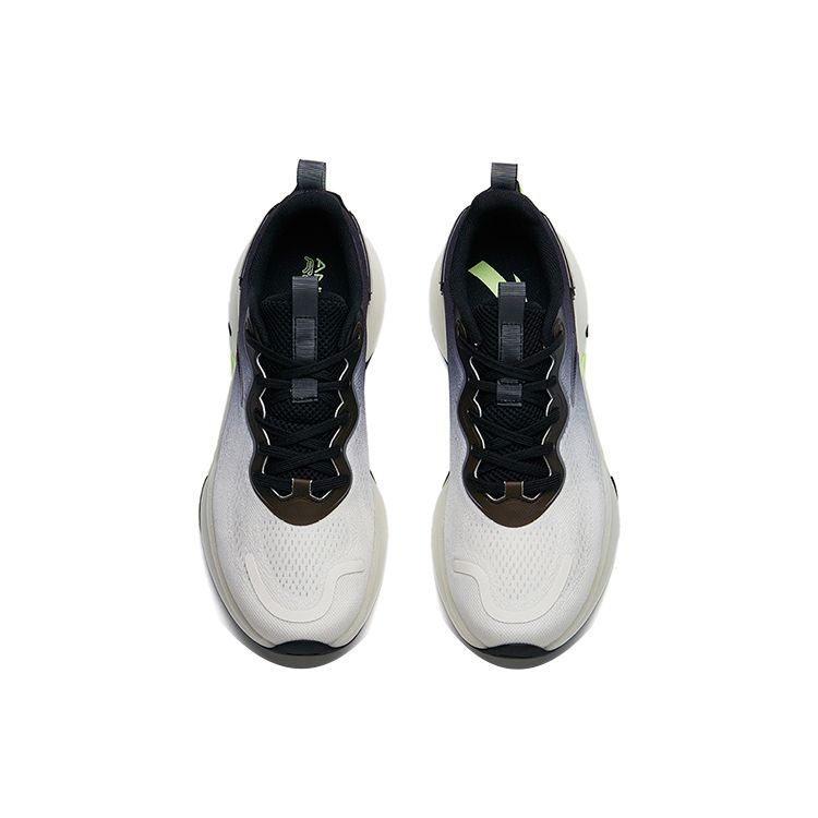 Anta Running Series Non-Slip Wear-Resistant Low-Top Running Shoes Men Sneakers White Black 112225520-4