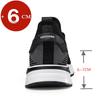 Men's Summer 6cm Height Increase Breathable Mesh Casual Sneakers Lightweight Comfortable Elevator Shoes Outdoor Lift Sports