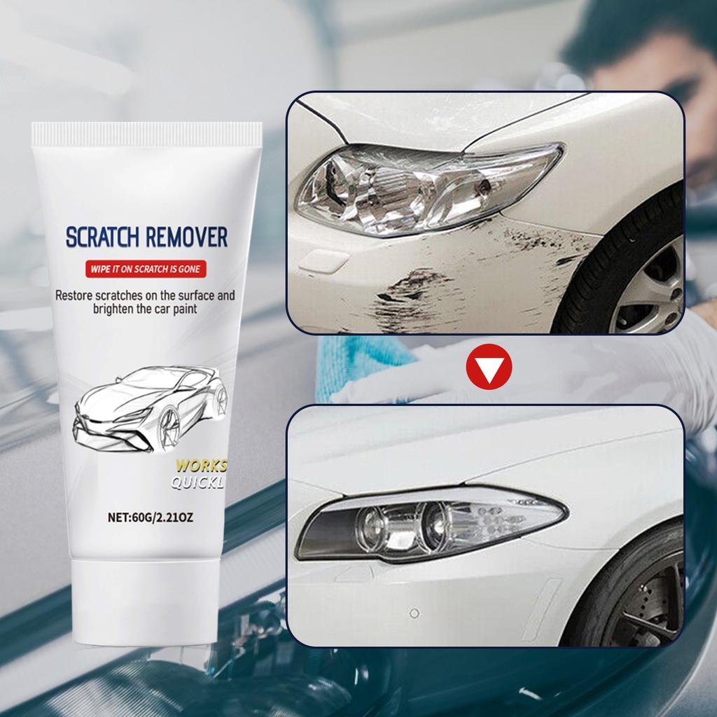 Nano Scratch Cloth Car Scratch Care Kit Car Paint Scratch Polishing Maintenance Agent Kit 60g