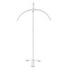 26in LED Floor Light Kit Color Temperature Brightness Adjustable Half Moon Lamp with Stand for