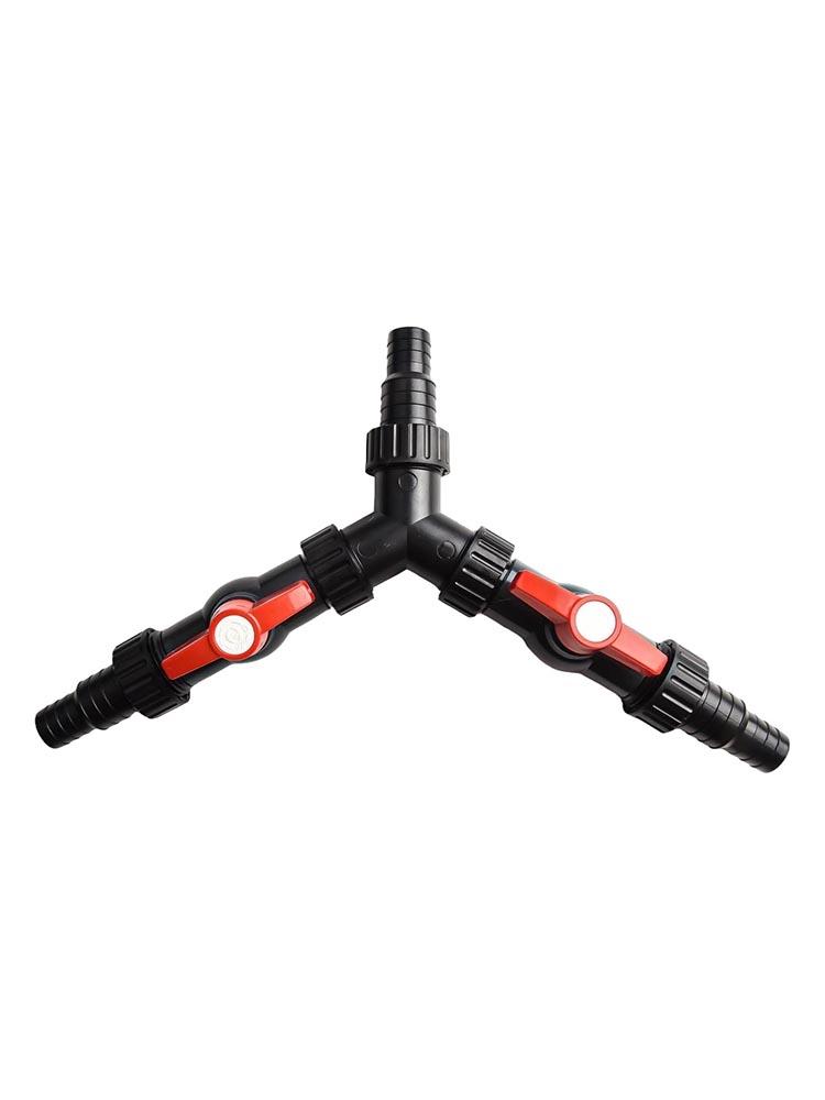Easy Assembly Y Water Distributor Connector Hose Multiple Outlets