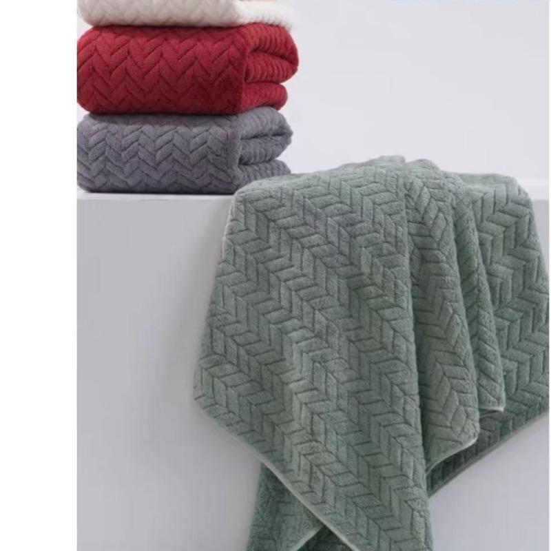 Coral Fleece Towels and Bath Towels for Home Use