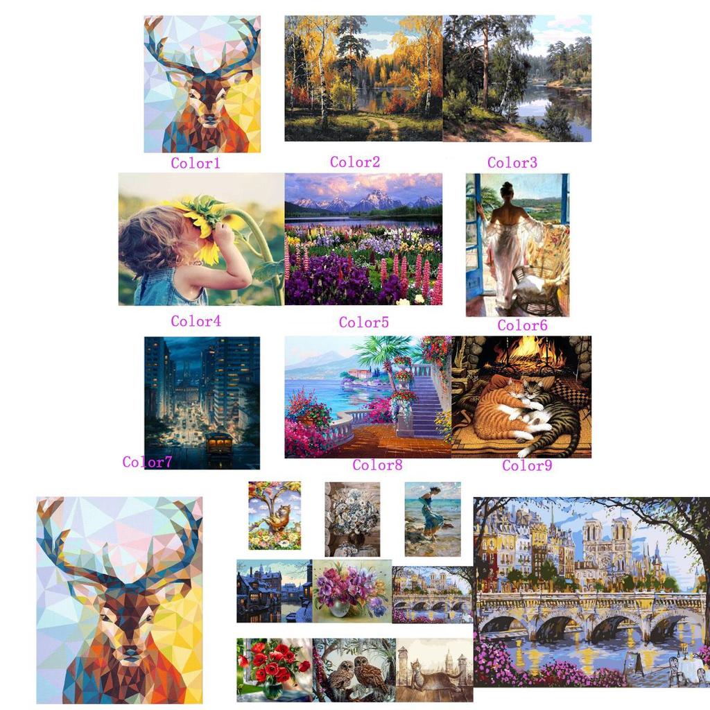Diy Oil Painting Kit With Geometric Art For Home Decor Enthusiasts