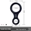 Aluminum Alloy Figure 8 Descender Belay Device - Lightweight & Durable for Fast Outdoor Descent