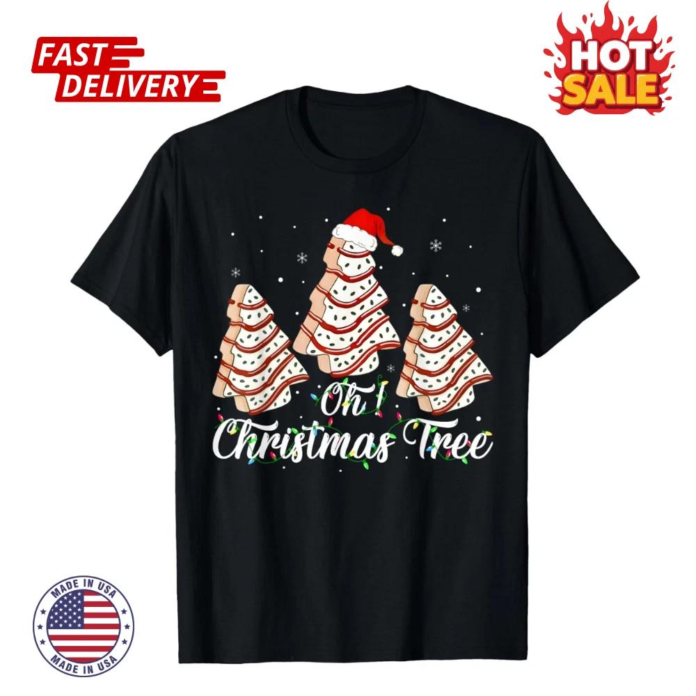 Groovy Oh Christmas Tree Cakes Debbie Becky Jen Cake Lovers Inspired T shirt NEW XL