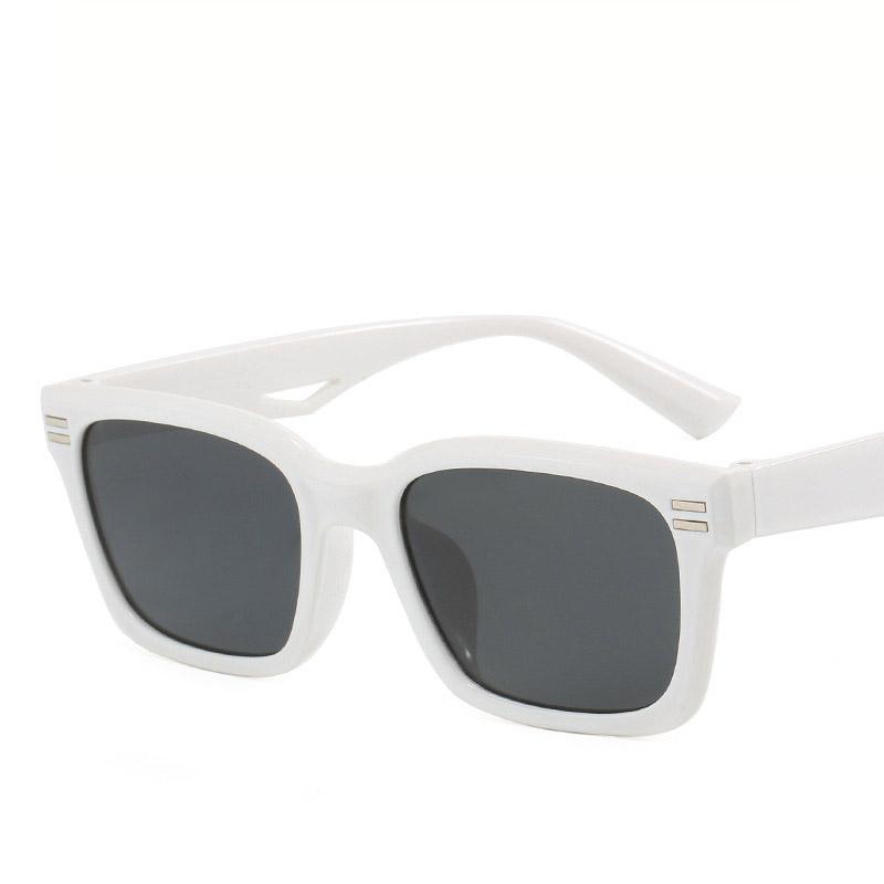 

Неполяризованные квадратные простые солнцезащитные очки женские модные винтажные очки женские высококачественные ретро очки женские