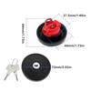 Car Maintenance Lug Diameter 45 Mm Car Fuel Cover Compatible With Various Models Enhanced Security Maintenance-free Design