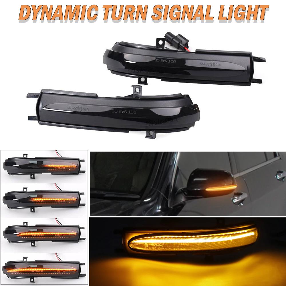 Dynamic LED Side Mirror Marker Turn Signal Kit for Acura TSX for Honda Accord Hybrid Saloon Tourer Civic Hatch Sequential