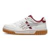 Asics Tênis de Cano Baixo Court Mz 2.0 Amortecimento Tênis Unissex Branco Vermelho 1203A405-103