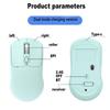 Portable Laptop Wireless Mouse Dual-Mode Ergonomic Mouse 2.4G Cordless Mouse  PC