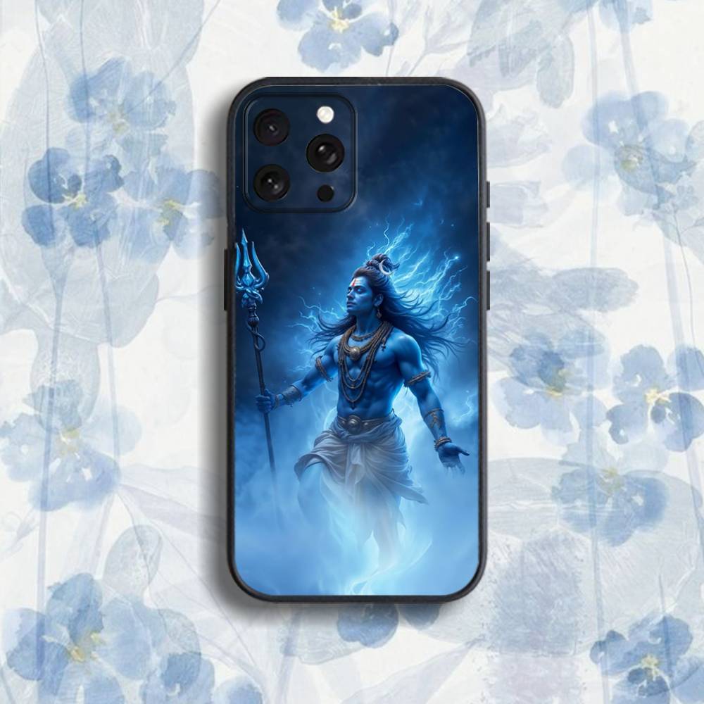 

LordS Shiva M-Mahadev Of Phone Case For iPhone 17,16,15,14,13,12,Pro,Max,Plus,E,SE4,Air,Mini Black Soft Box iPhone15