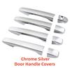 Carbon Car Accessories Plated Door Handle Covers Paste Style For Toyota Avalon 2012 2013 2014 2015 2016 2017 2018 Chrome Trim
