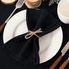 4PCS 30X45CM Cloth Napkins 100% Cotton Fabric Dinner Kitchen Towels Table Design Mat Weddings Baby Shower Christmas Decoration