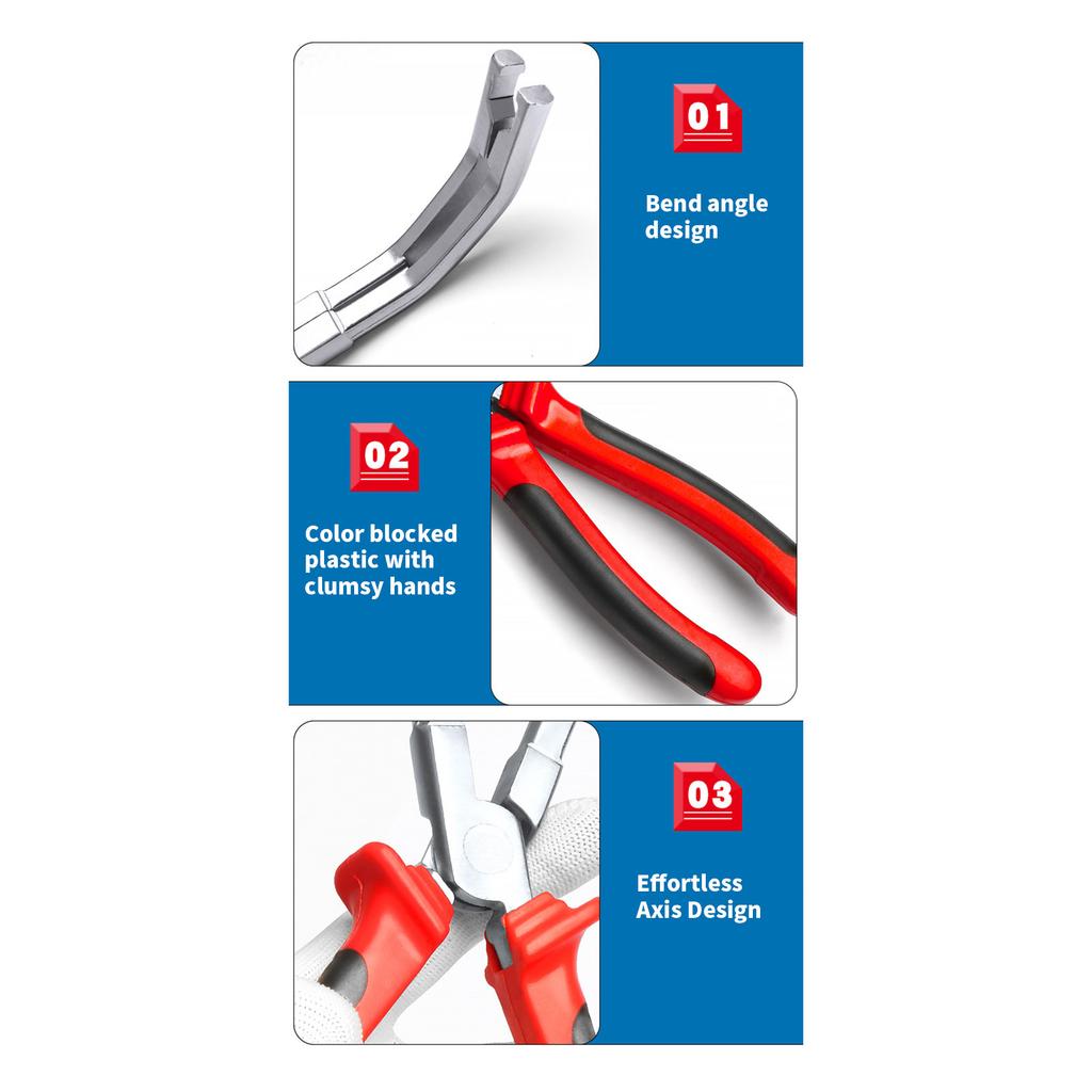 Automotive Preheat Plug Connector Pliers Carbon Steel Glow Plug Connector Removal Tool Straight/Angled for Narrow Areas