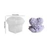 Heart Silicone Mold Non Stick 3d Rose Candle Mold Silicone Candle Mold Rubber For Candle Making Resin Crafts Chocolate