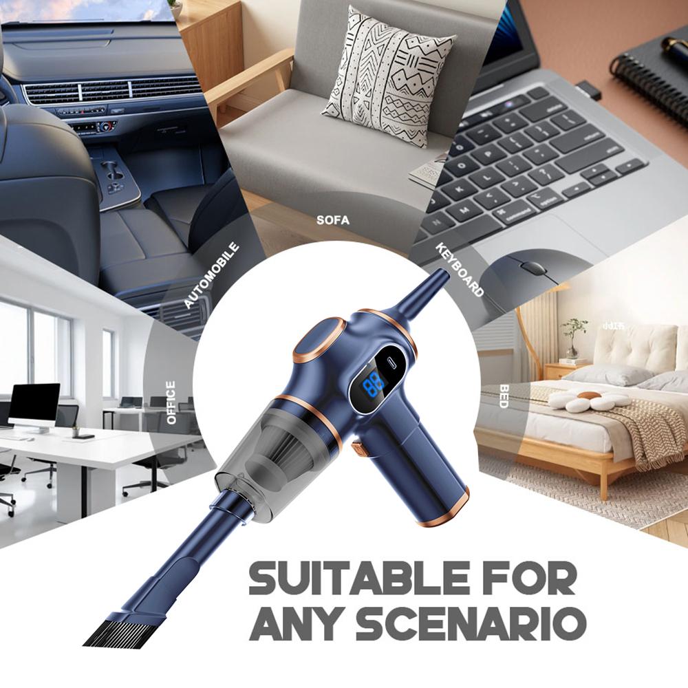 High Quality Vacuum Cleaner for Car USB Charging Handheld Cordless Vacuum Cleaner High Power Portable Auto Vacuum Cleaner