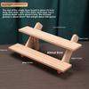 Stall Counter Solid Wood Ladder Jewelry Display Stand Ring Cardboard Ring Doll Storage Shelf Display Shelf