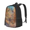 Dragonflies Dance Hot Sale Backpack Fashion Bags Dragonflie Art Animals Bugs Dance Dancing Nature Conservation Dragonflies