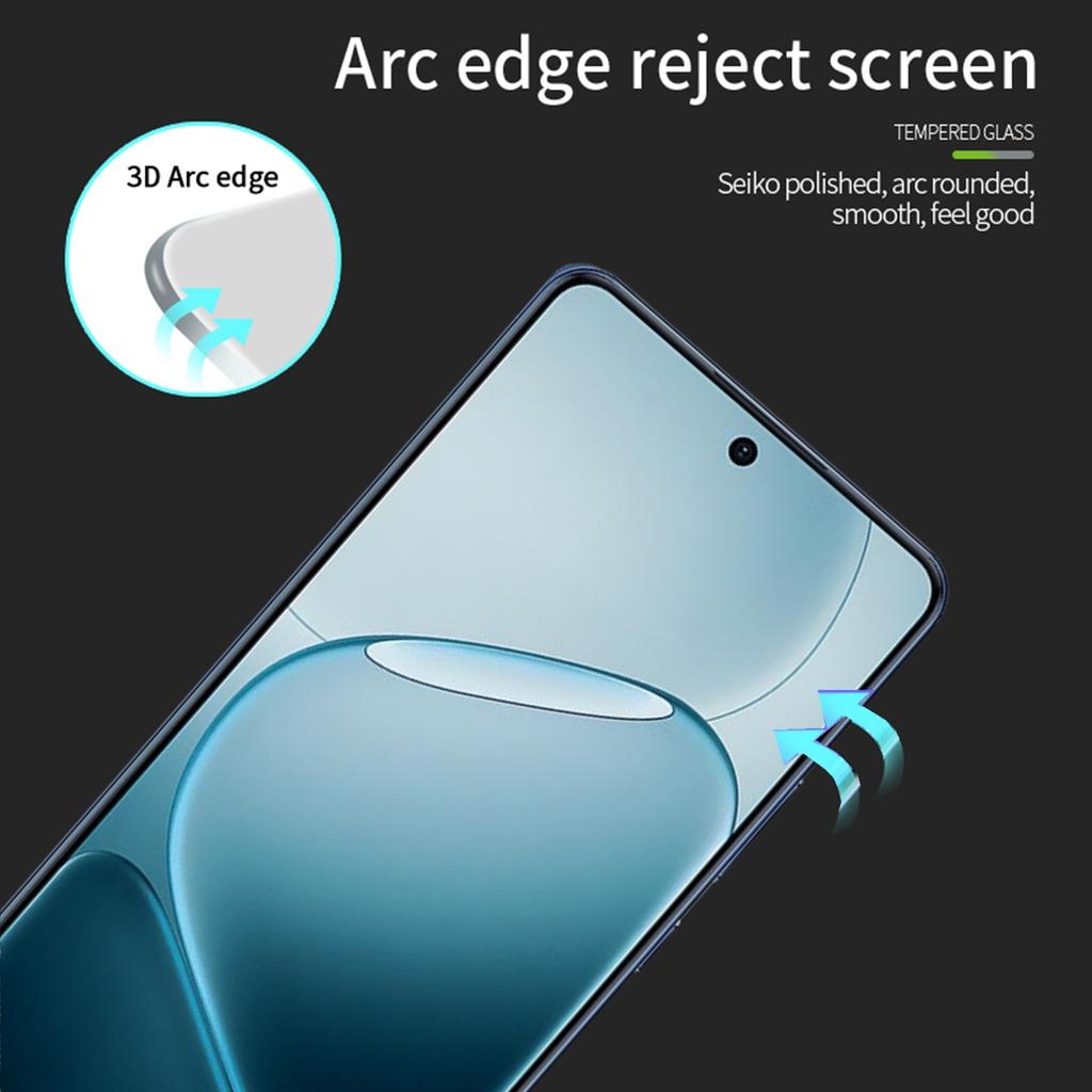 For Oppo A6 Max 5G/Oppo A6 GT 5G Screen Protector MOFI 9H 3D Curved Tempered Glass Film