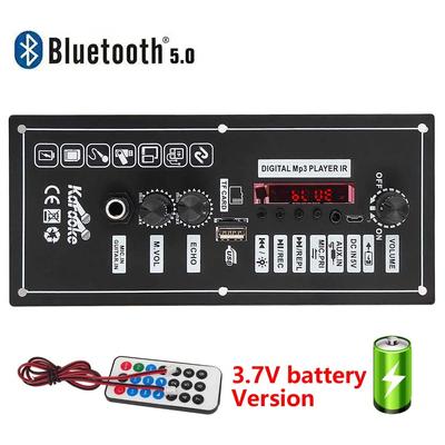 3,7V zesilovač Board Square Dance 30W reproduktorový zesilovač Podpora Bluetooth AUX U-Disk Recording Speaker Domácí zvuk DIY