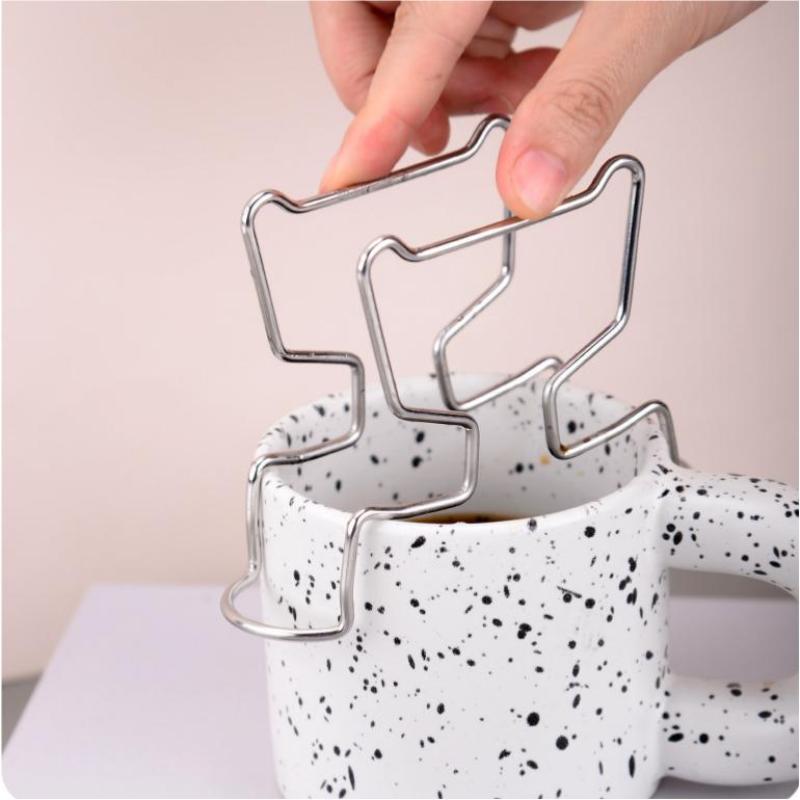 Stainless Steel Hanging Ear Coffee Drip Stand Portable Hand Brew Filter Holder Coffee Dripper Rack For Home Office Camping