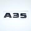 CXAFM1 Silver Black Letters A35 Turbo 4matic Emblem for Mercedes Benz AMG Car Fender Trunk Rear W176 W177 Logo Sticker Accessories