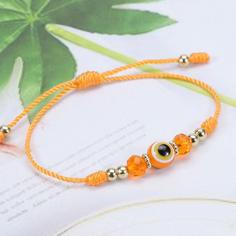 Day Present Boys & Girls Korean Style Bracelet Couple Hand Rope Demon Eye Bracelet String Rope