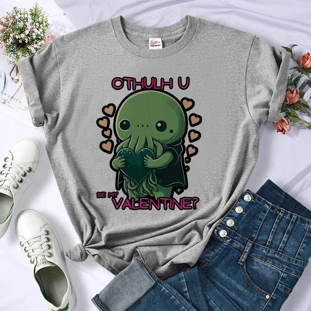 Cthulhu Tshirt Female Clearance Sales Party Gothic Streetwear Vintage T Shirt Cheap Gothic Japan Baddie Y2k