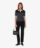 LACOSTE Women'S Textured Striped Polo Sweater Af230E-56G 031