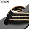 WTEMPO Summer Men's Flip-flops Personalized Outdoor Soft-sole Lightweight Slides Non-slip Indoor Slipper Beach Shoes