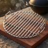 Rejilla de Acero Inoxidable para Parrilla de Barras Rectas Acabado Pulido Circular