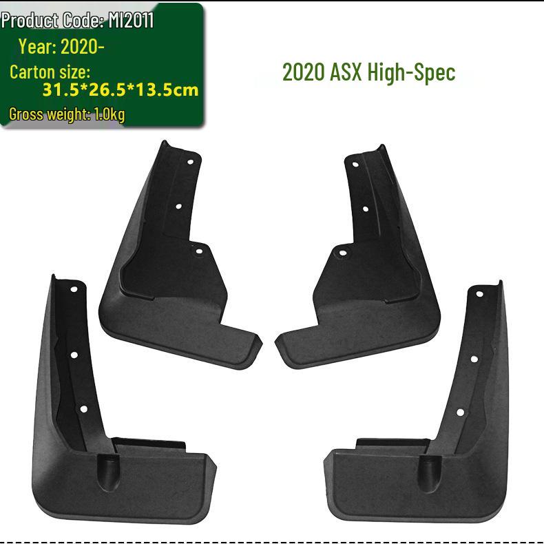 Kompatibilní kryty blatníků pro Eclipse Cross 2018 (09-2020) a ASX, Mitsubishi XPANDER.