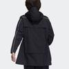 (WMNS) Adidas Cny Jkt Warm Sports Lacing Woven Fleece Lined Hooded Jacket Black Women's GP0625