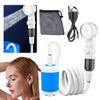 Rechargeable Outdoor Shower Head Sprayer with Digital Display 4000mAh Rechargeable Shower Pump for Camping Hiking Traveling