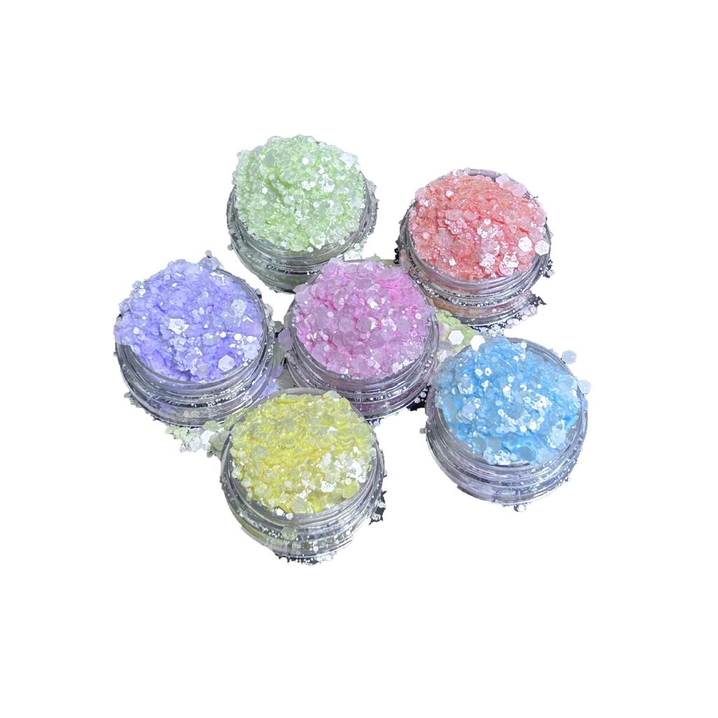 Colorful Quicksand Pearl Matte Sequins for DIY Nail Art