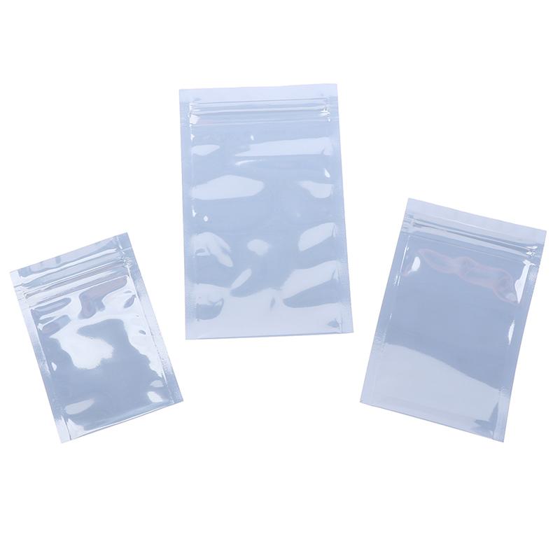 100Pcs Antistatic Storage Bag Ziplock Bags Resealable Pouch For Package