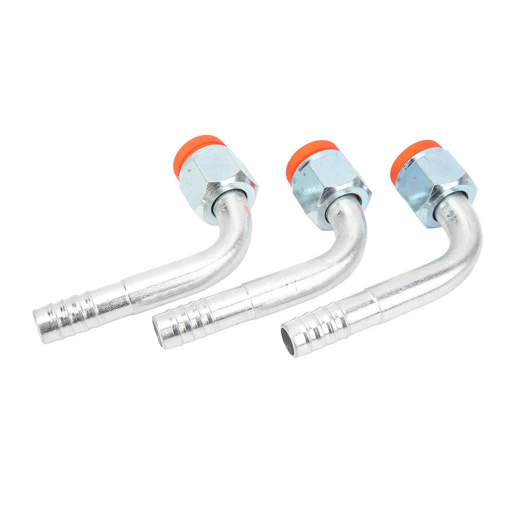 20 Pcs Barb Fitting Elbow Nut 90 Degree O Ring Female Air Conditioner Pipe Connector Adapter Joint