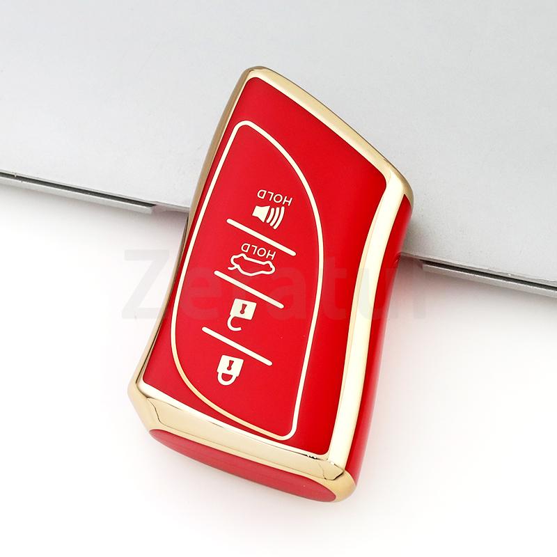 

Car Key Case Shell Cover Fob For Lexus 3/4 Buttons Nx Es Ux Us Rc Lx Gx Is Rx 200 250H 350H Ls 450H 260H 300H Ux200 Accessories